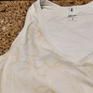 Tail Performance White Tennis Dress w/Gold Circles